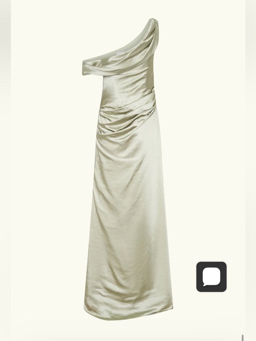 Meshki - Dalia Off Shoulder Satin Maxi
Dress - Sage - Picture 10 of 11